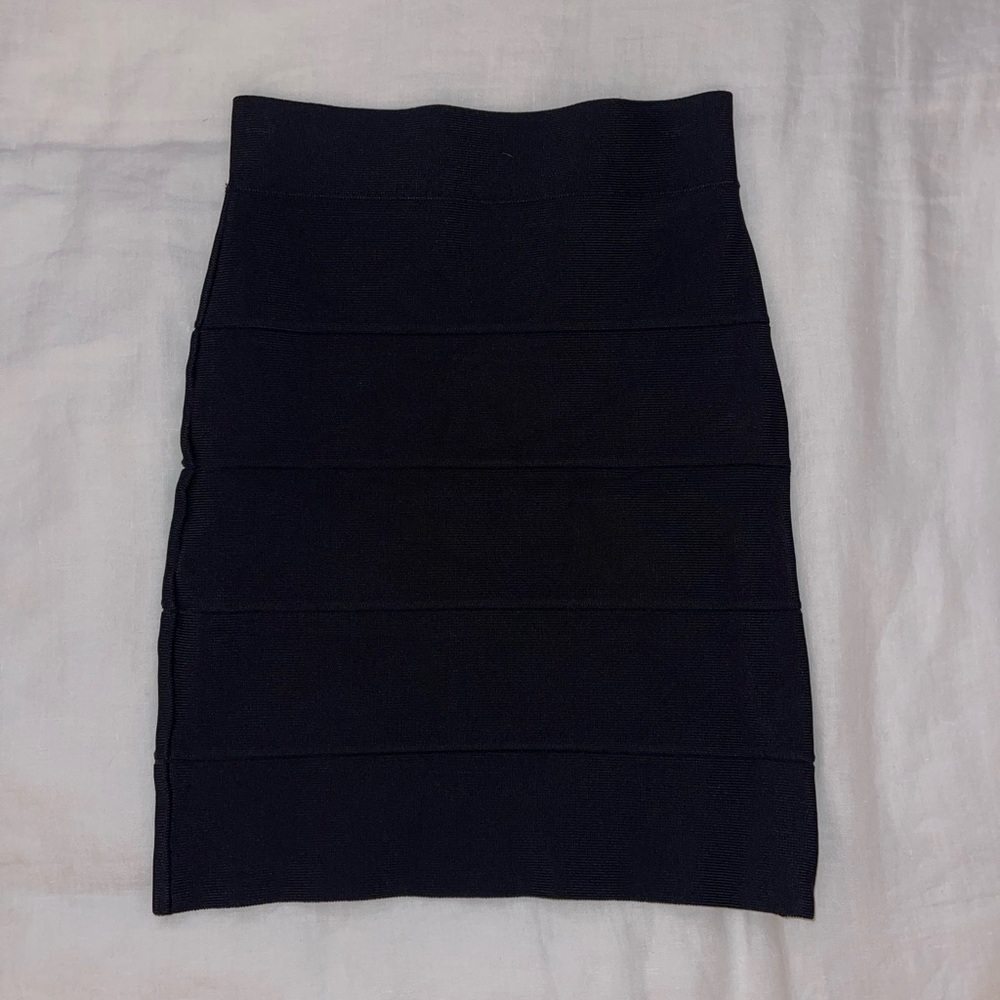 BCBG Bodycon Black Skirt